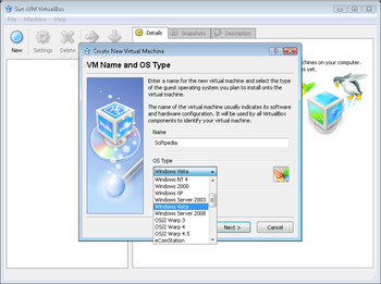 VirtualBox nLite Addon screenshot