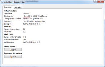 VirtualCoin Pro Wallet screenshot