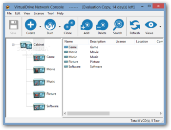 VirtualDrive Network screenshot