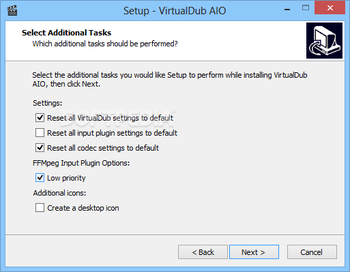 VirtualDub AIO (Unofficial Installer) screenshot 3
