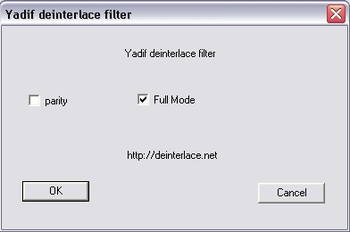 VirtualDub deinterlace filter screenshot