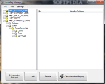 VirtualReg Manager screenshot