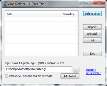 Virus Deleter screenshot