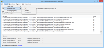 Virus Remover for Win32/Neshta screenshot 2