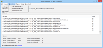 Virus Remover for Win32/Neshta screenshot 3