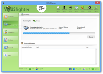 VIRUSfighter screenshot 2