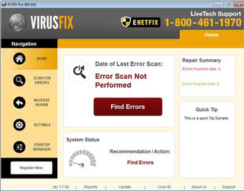 Virusfix screenshot