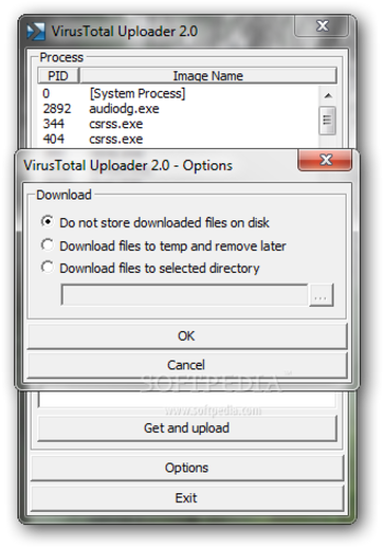 VirusTotal Uploader Portable screenshot 2