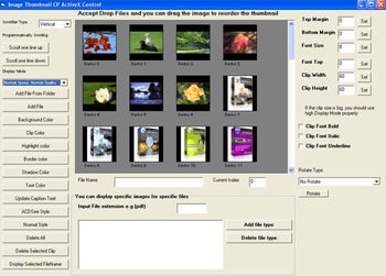 VISCOM Image PDF Thumbnail ActiveX screenshot
