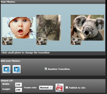 Viscomsoft Free Online GIF Slideshow screenshot