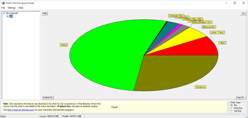 Visdir Free Disk Space Finder screenshot