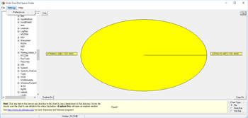 Visdir Free Disk Space Finder screenshot 3