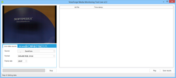 VisioForge Media Monitoring Tool Live screenshot