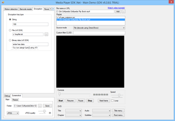 VisioForge Media Player SDK .NET screenshot 10
