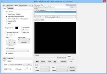 VisioForge Media Player SDK .NET screenshot 3