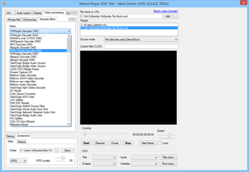 VisioForge Media Player SDK .NET screenshot 7