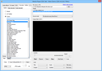 VisioForge Media Player SDK .NET screenshot 9