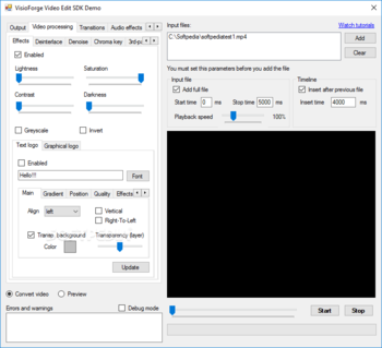 VisioForge Video Edit SDK (ActiveX Version) screenshot 13