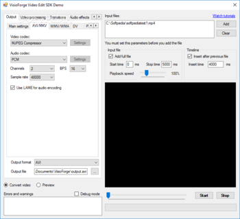 VisioForge Video Edit SDK (ActiveX Version) screenshot 2