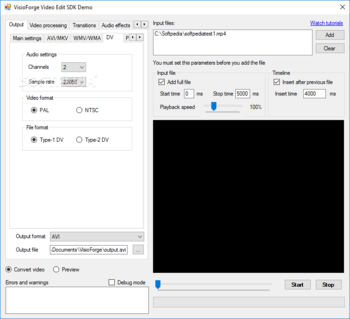 VisioForge Video Edit SDK (ActiveX Version) screenshot 4