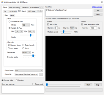 VisioForge Video Edit SDK (ActiveX Version) screenshot 6