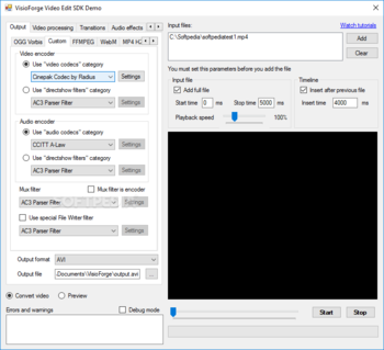 VisioForge Video Edit SDK (ActiveX Version) screenshot 9