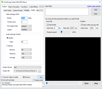 VisioForge Video Edit SDK (Delphi Version) screenshot 11