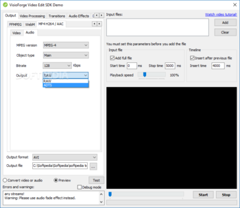 VisioForge Video Edit SDK (Delphi Version) screenshot 13