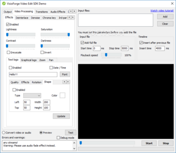 VisioForge Video Edit SDK (Delphi Version) screenshot 14
