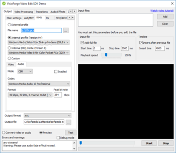 VisioForge Video Edit SDK (Delphi Version) screenshot 3