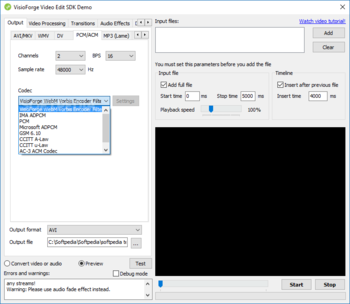 VisioForge Video Edit SDK (Delphi Version) screenshot 5