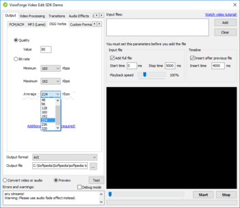 VisioForge Video Edit SDK (Delphi Version) screenshot 7