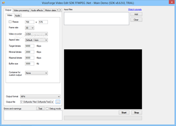 VisioForge Video Edit SDK FFMPEG .Net screenshot