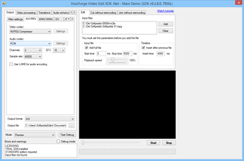 VisioForge Video Edit SDK .Net screenshot