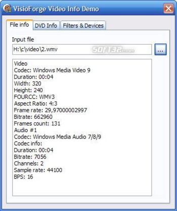 VisioForge Video Info SDK (ActiveX Version) screenshot 2