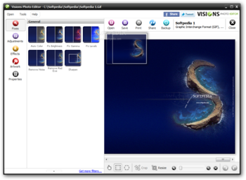 Visions Photo Editor screenshot