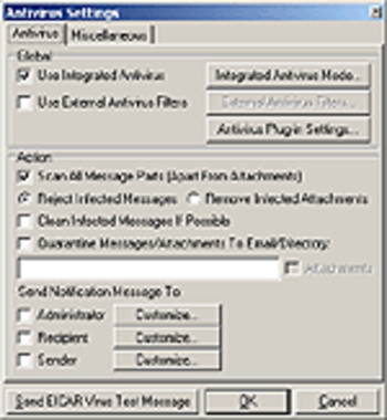 VisNetic AntiVirus Plug-in for VisNetic MailServer screenshot