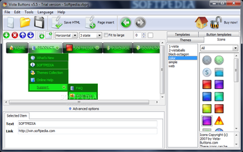 Vista Buttons screenshot