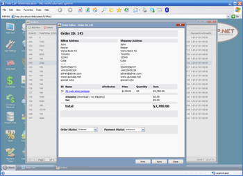 Vista Cart.NET screenshot