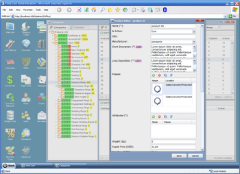 Vista Cart.NET screenshot 4