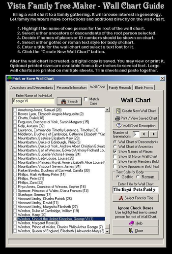 Vista Family Tree Maker screenshot 16