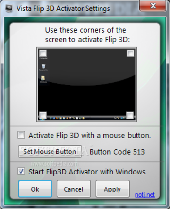 Vista Flip 3D Activator screenshot