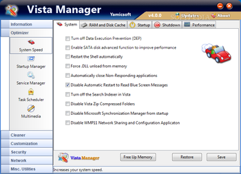 Vista Manager screenshot 16