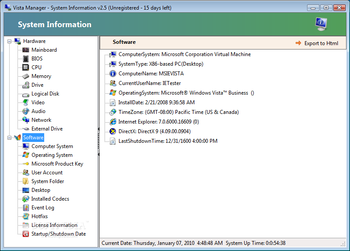 Vista Manager screenshot 3