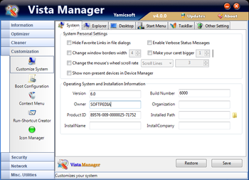 Vista Manager screenshot 31