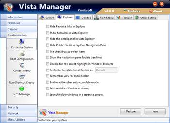 Vista Manager screenshot 32