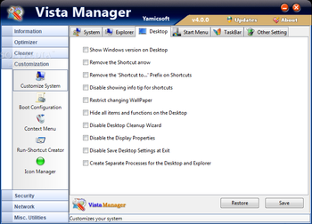 Vista Manager screenshot 33