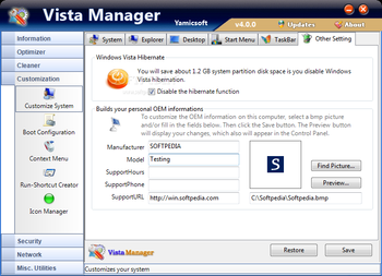 Vista Manager screenshot 36