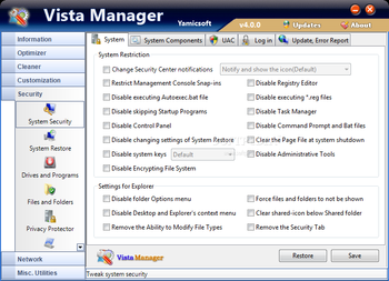 Vista Manager screenshot 42