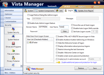 Vista Manager screenshot 45